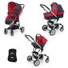 Lista Nascita Supertres i-Size Denim Rosso + Babyguard