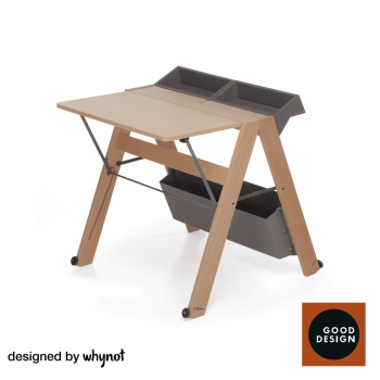 Allieva wooden foldable workstation 