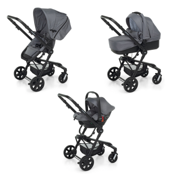 Up3 i-Size titanio travel system