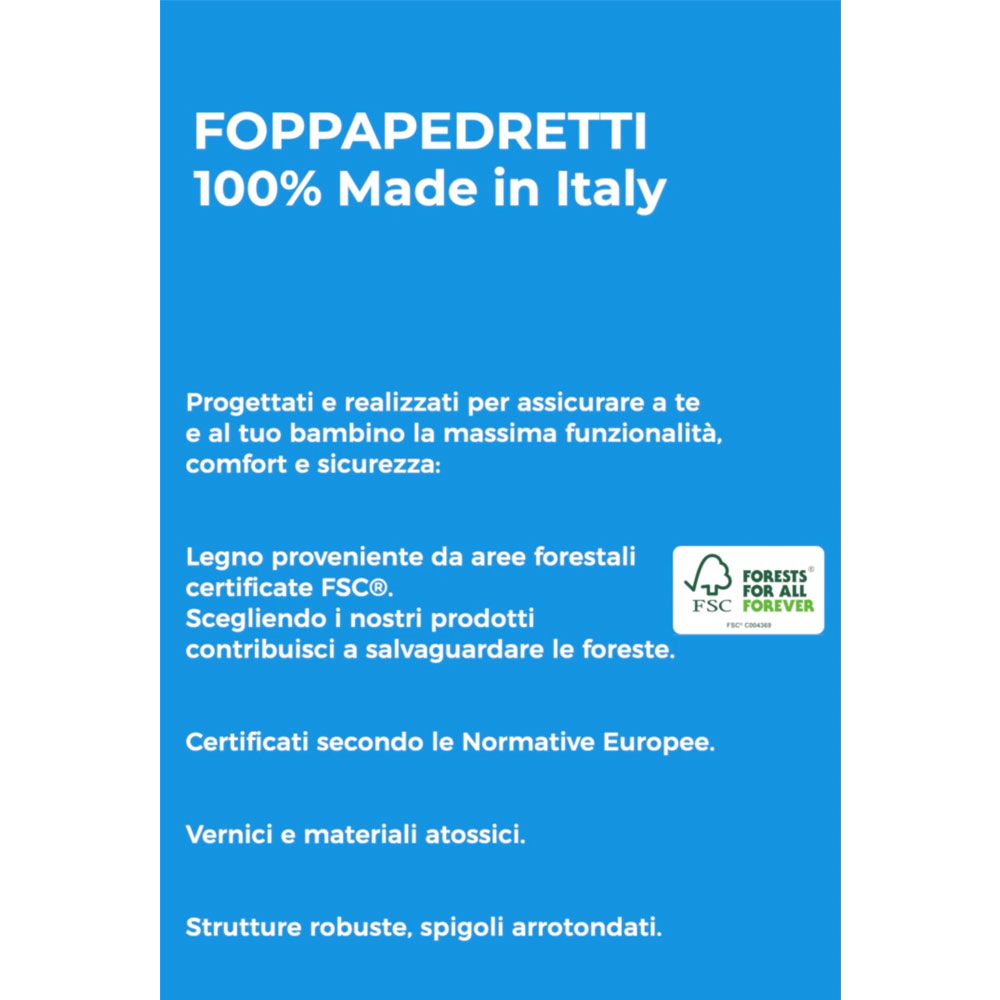 Foppapedretti Set Babyfly Lettino Bagnetto Piumone e Materasso FOPP