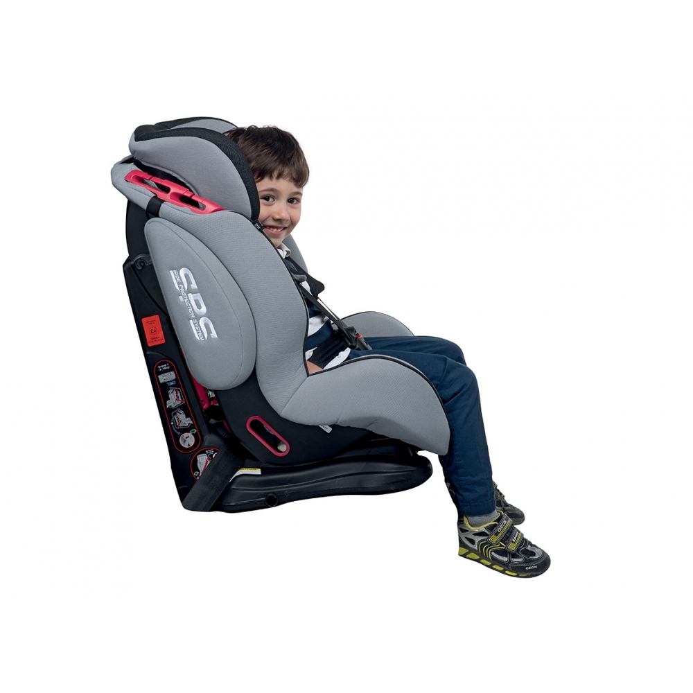 Foppapedretti Isodinamyk, silla de coche IsoFix, grupo 1/2/3 (9-36 kg) para  niños de 9 meses a 12 años aproximadamente, fijación al vehículo con  cinturón de cinco puntos, 66 x 50 x 76
